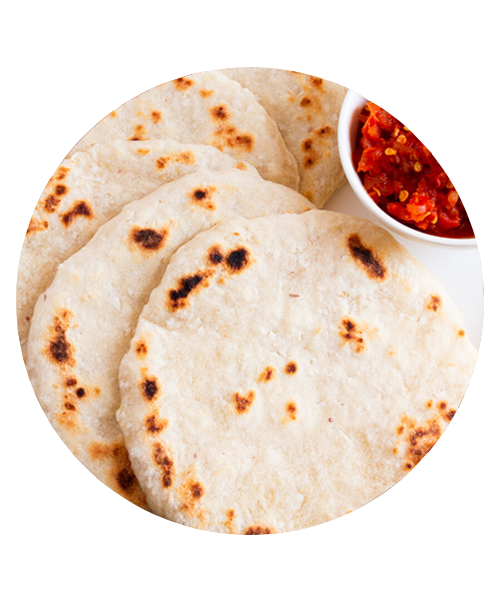Lunumiris with 5 Coconut Roti