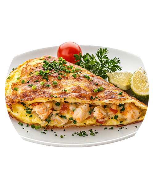 Chicken & Cheese Omelette
