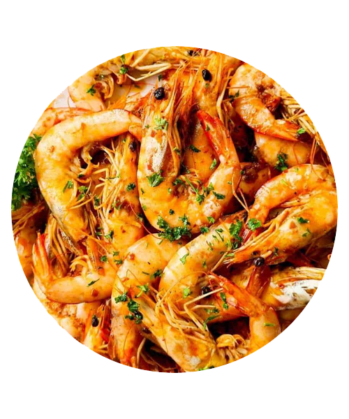Hot garlic Prawns