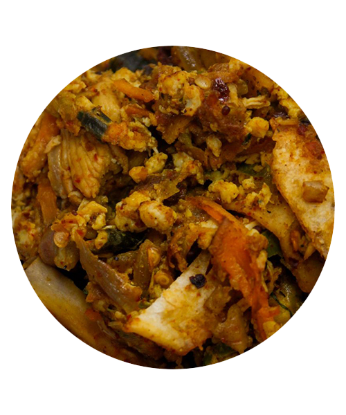 Roast Chicken Kottu